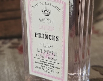 ZELDZAME antieke Franse Petit 20 ml Bouteille Parfum de France-Eau de LAVAND de PRINCES van L.T.Piver Paris, Frankrijk-ongebruikte verzamelminiatuur