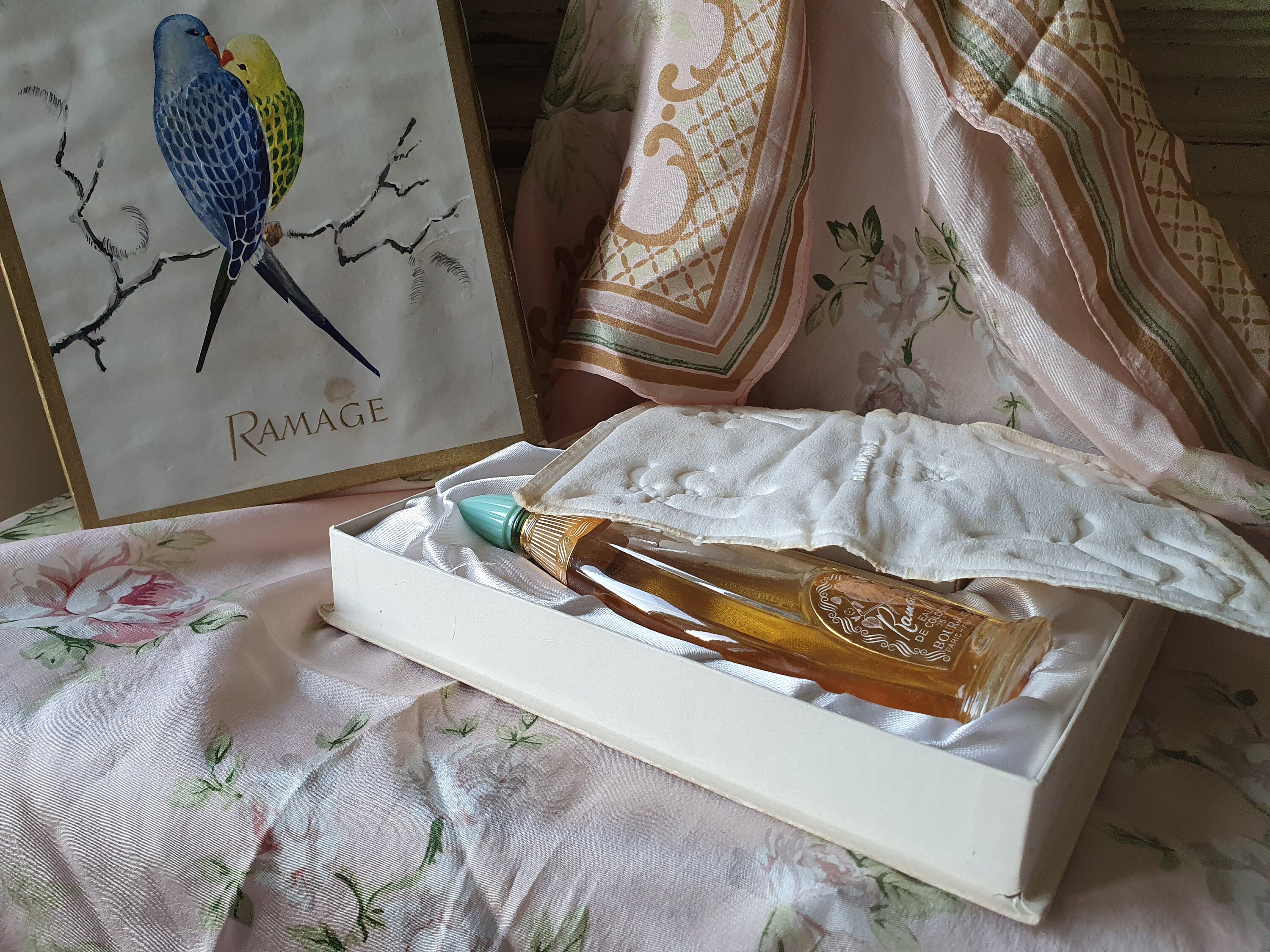 Rare Vintage French BOURJOIS Boxed Coffret Set RAMAGE Bourjois