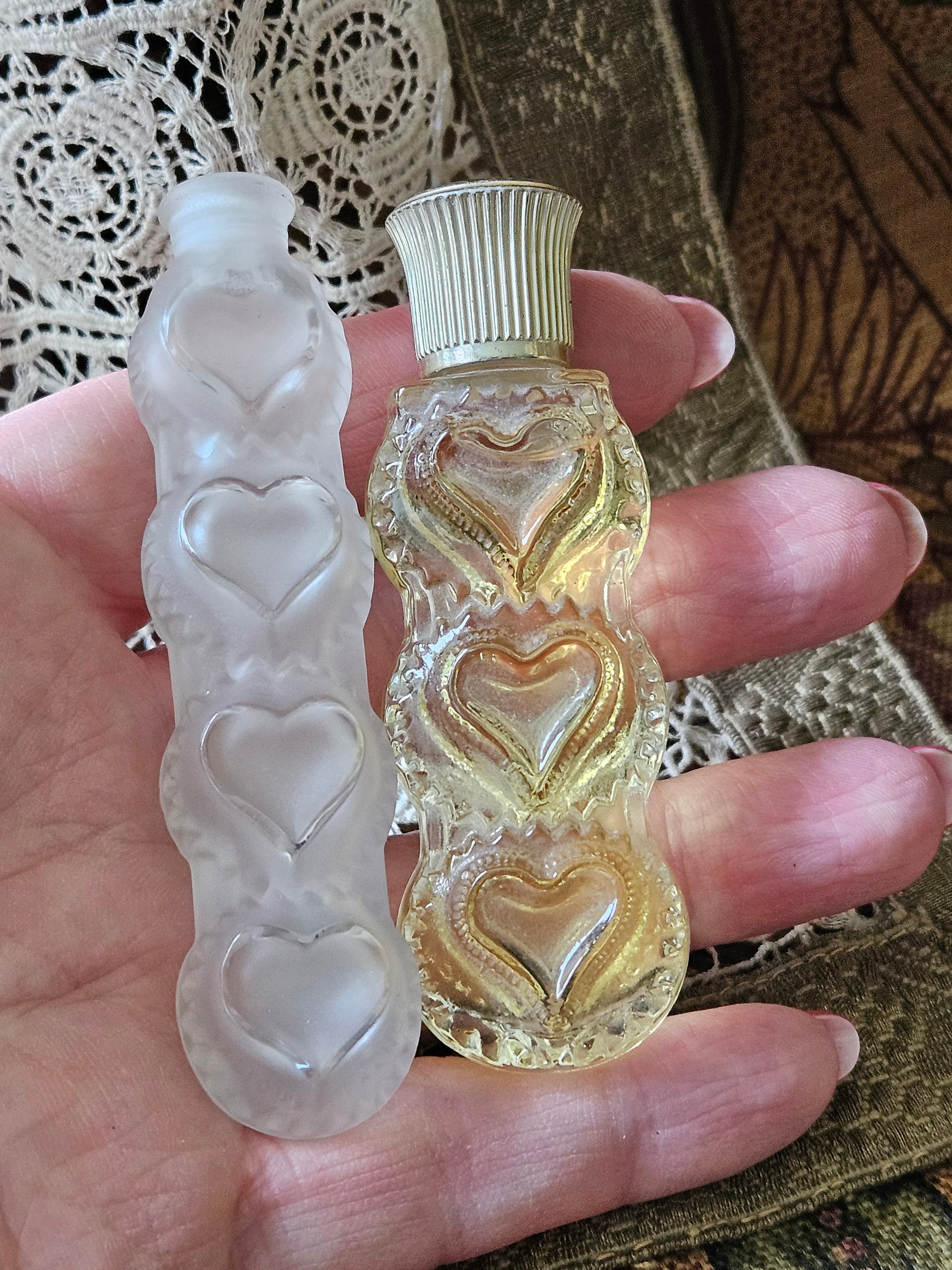 RARE Pair of Vintage French Nina Ricci COEUR De JOIE Collectable