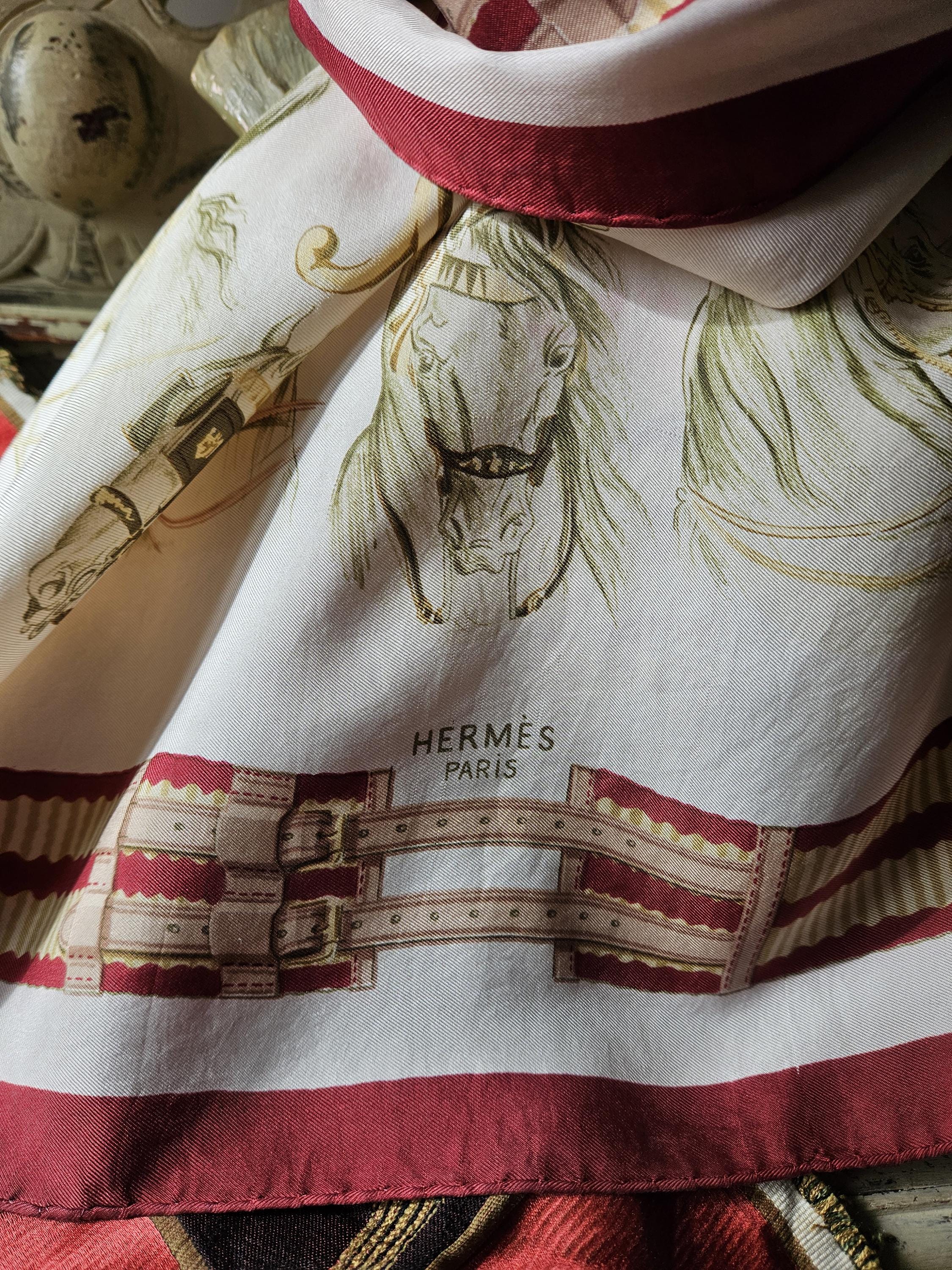 Authentic Original HERMÈS Vintage French Paris 'panache Et