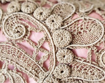 フランスアンティーク/かぎ編み　レース編み アンティーク フランス かぎ針編み レース サンプルブック パターン