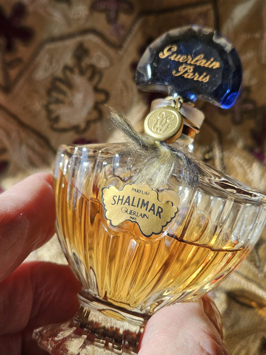 Rare Vintage French Guerlain SHALIMAR Paris Eau De Parfum Perfume