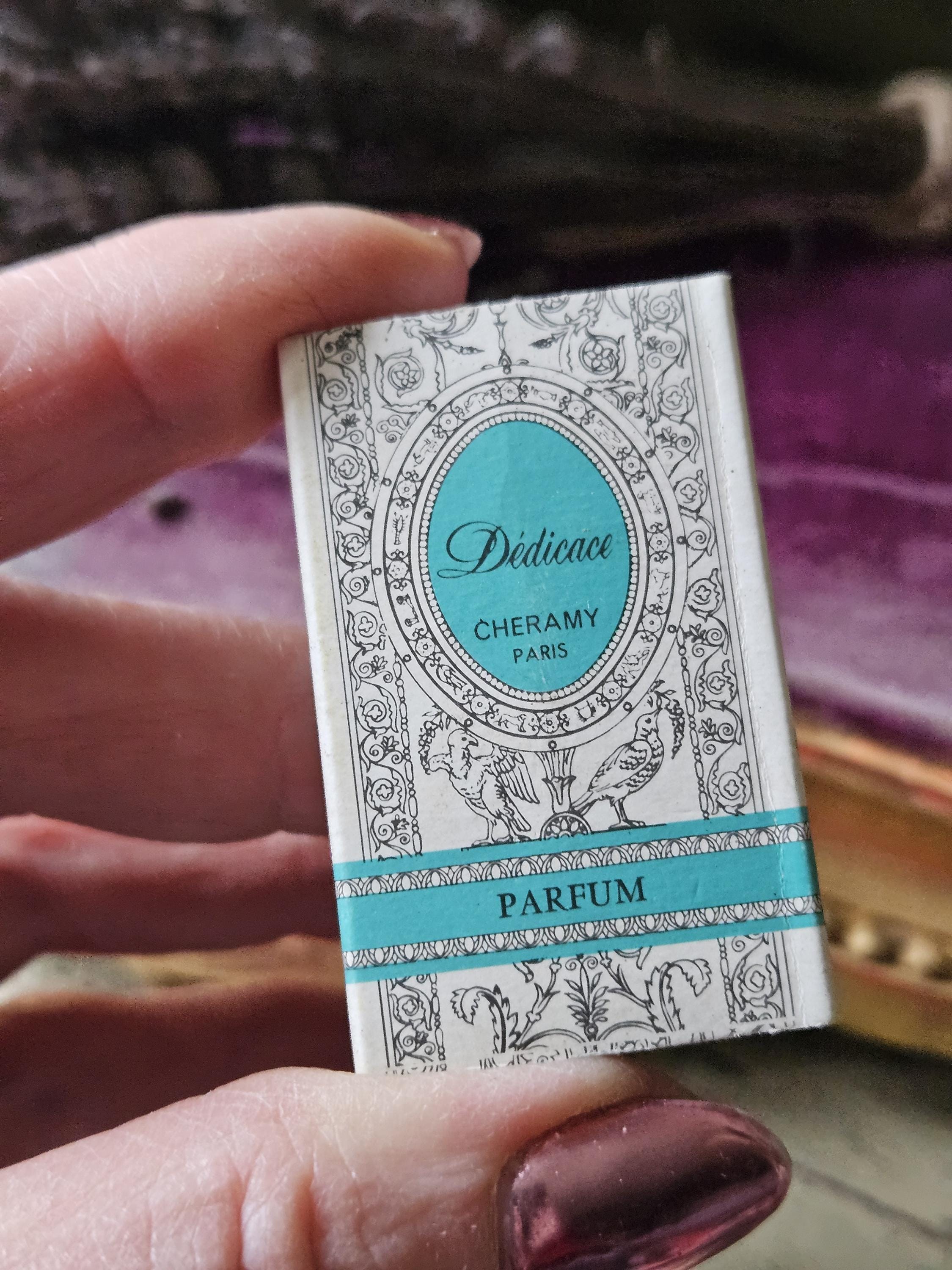 Rare Miniature Antique French CHERAMY Collectable DÉDICACE Eau De