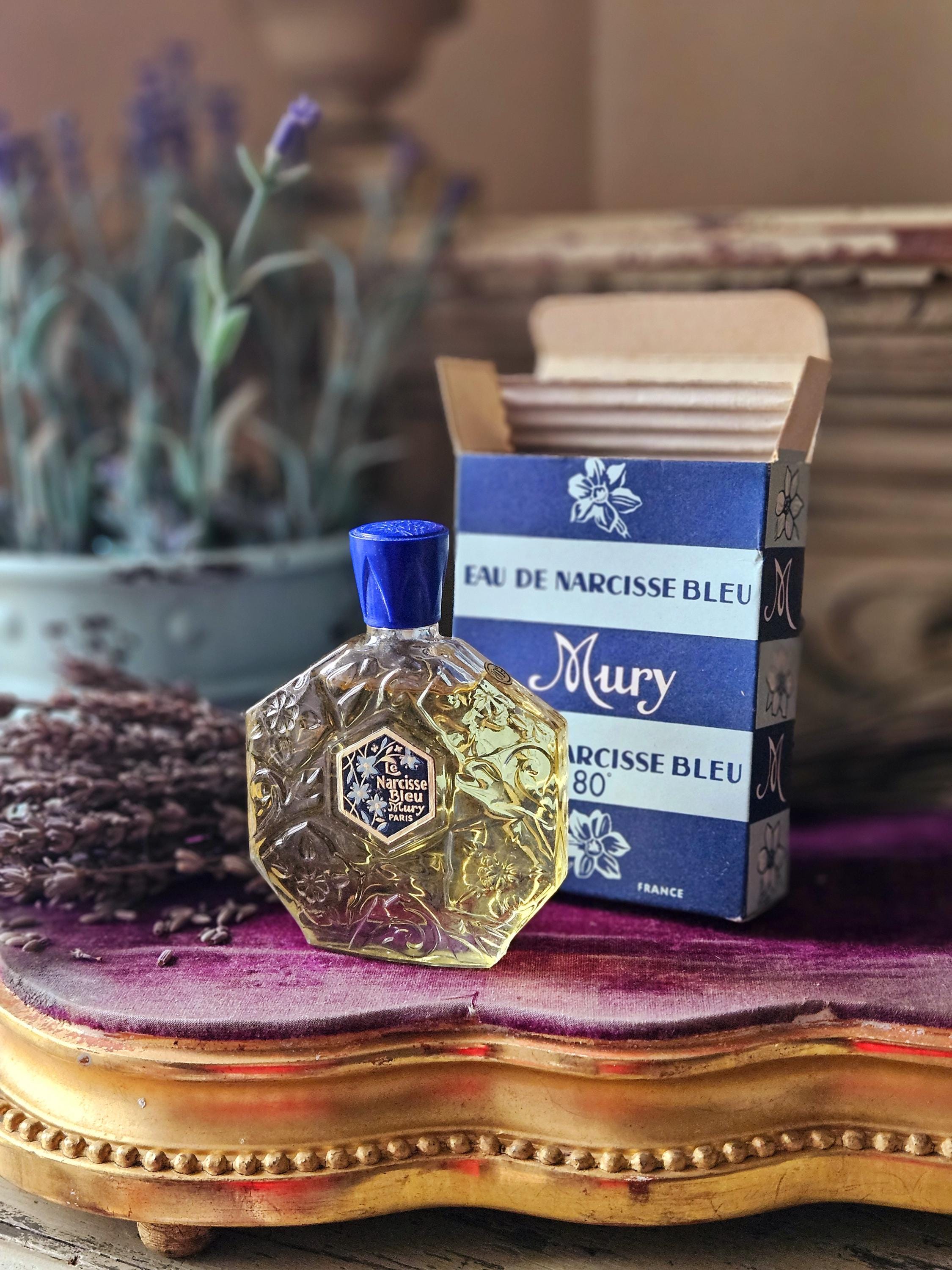 Exquisite Rare Vintage French MURY Eau De Narcisse Bleu EDT Medium