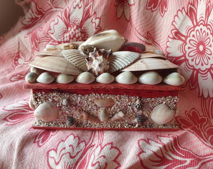 Victorian Book Shaped Shellwork Box - Etsy