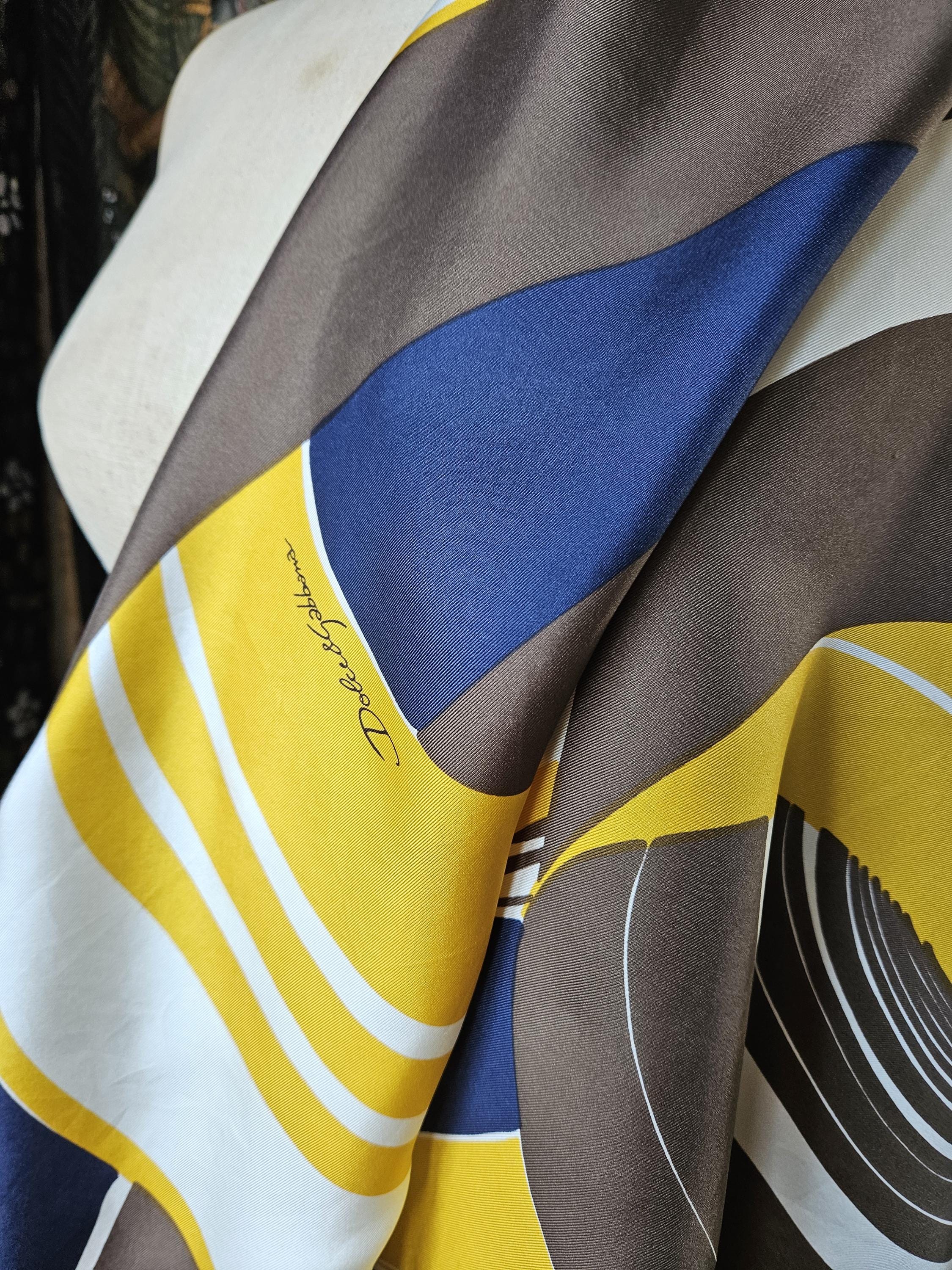 Dolce & Gabbana Yellow and Gray Scarf Silk scarf Dolce & Gabbana Beige in Silk - 50728222 main image 3