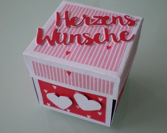 Gift box / explosion box / money gift box / Mother's Day gift