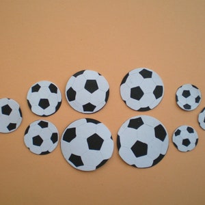Stansdelen / Strooidelen / Set van 10 voetballen / Strooidelen voor voetballen