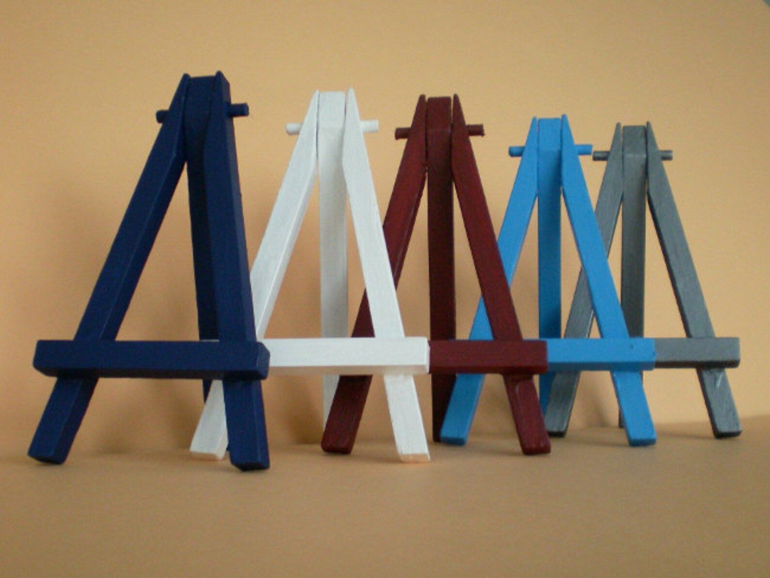 Coloured Mini Easel / Card Holder / Table Number 12 Cm Etsy UK