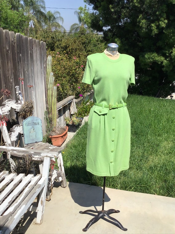 St. John Marie Gray Sweater Dress - Never Worn - B