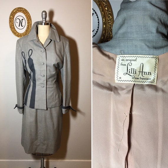 1950s Lilli Ann suit