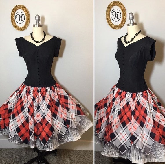 1950s vintage dress