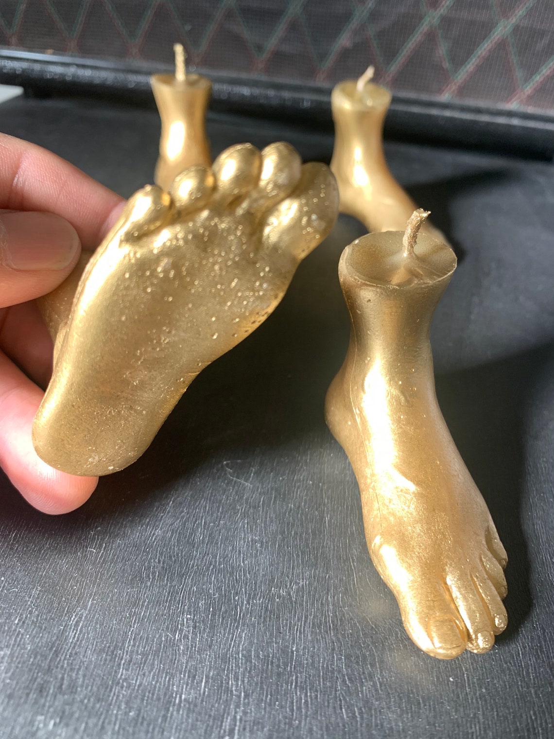 Mini Foot Candles/Candle/figure/sculpture/body Etsy