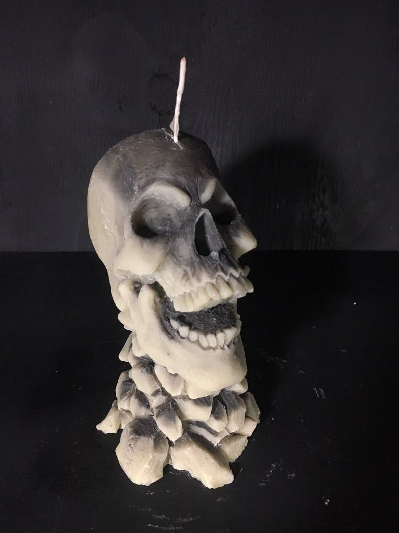 Skull candle/Candle/figure/sculpture/candle 3d/scented/gift/home decor/art design/design candle/fashionable candle/dog/art/deco/unique image 5