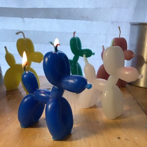 Balloon dog candle/Candle/figure/sculpture/candle 3d/scented/gift/home decor/art design/design candle/fashionable candle/dog/art/deco/unique image 4