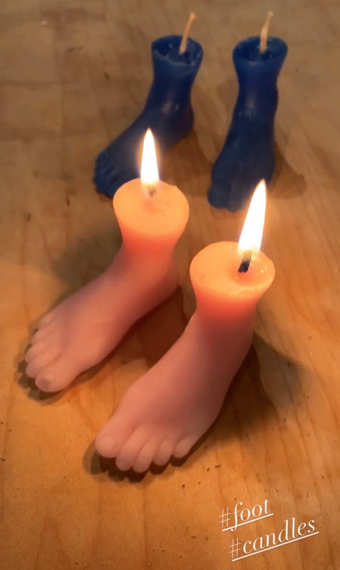 Foot Candles Unique Etsy