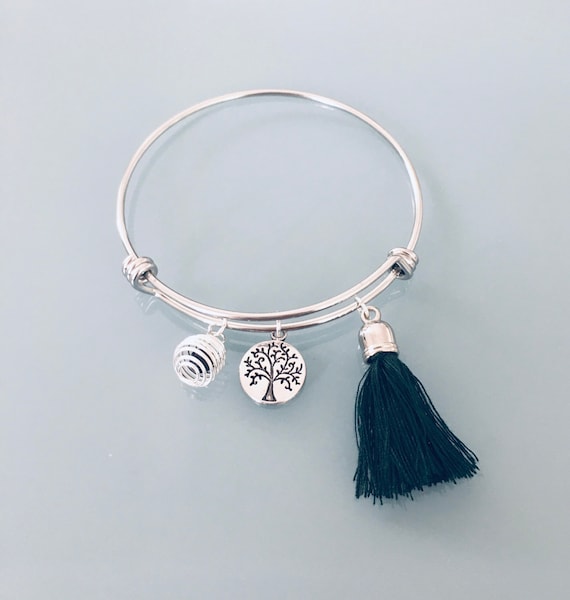 Bracciale Donna Albero Della Vita In Acciaio Inox 316L Regolabile - Gioiello Significativo