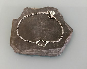 Silver cloud bracelet woman bracelet, woman bracelet, cloud bracelet, gift idea, jewelry gifts, constellation, silver woman bracelet