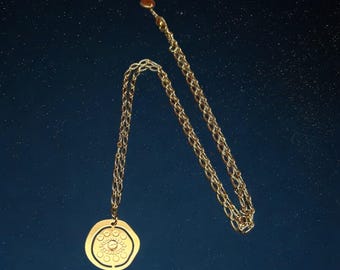 Gold-plated seashell necklace 24k, gold necklace, gift idea, shell jewel, women's gift idea, gold jewelry, gold necklace, gift jewelry