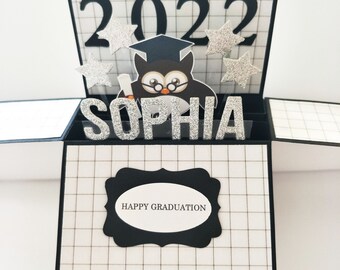 Name personalised 2021 Graduation Card, Graduation announcement, Graduation gifts，Graduation Greeting Card, Congratulations Card, Grad Card