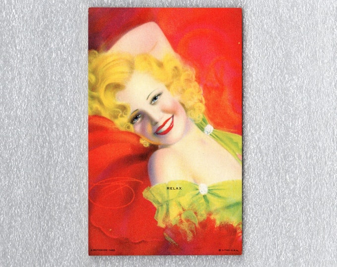 1940s Pinup Novelty Trick Deck of Cards Etsy