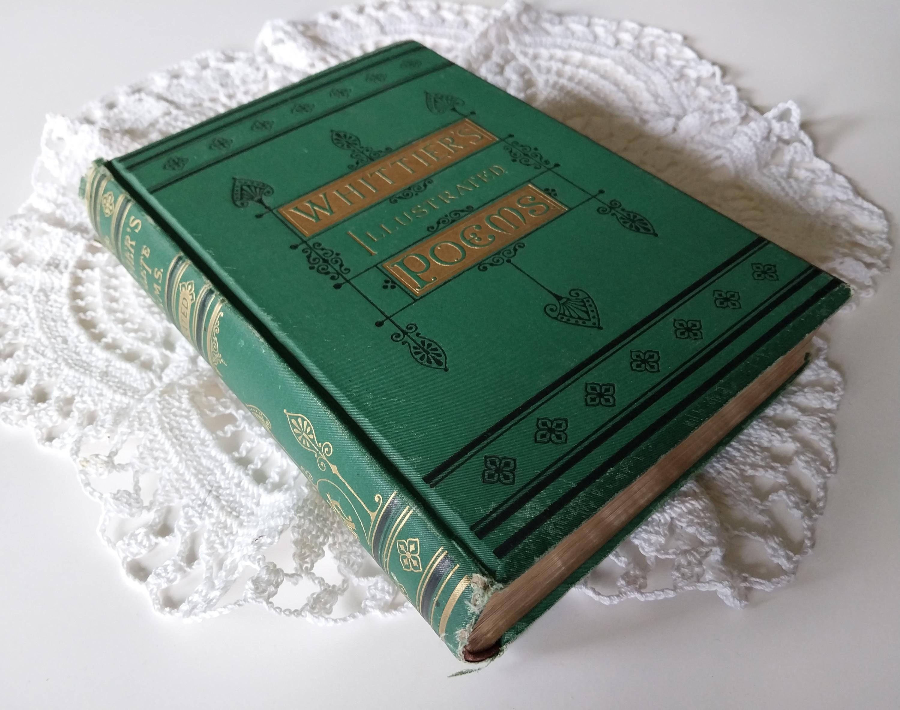 Antique Green Gilt Book - Etsy