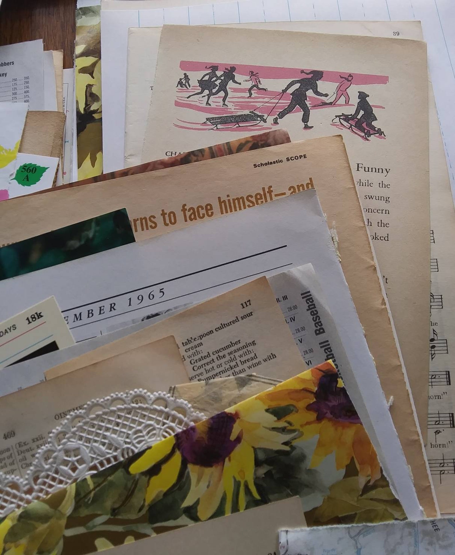 50 Pieces of Vintage Paper Ephemera Pack Postcards Envelopes Etsy