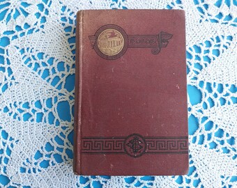 1886 Readings From Milton Antique Book, Paradise Lost, Sonnets, Chautauqua Library - 18420