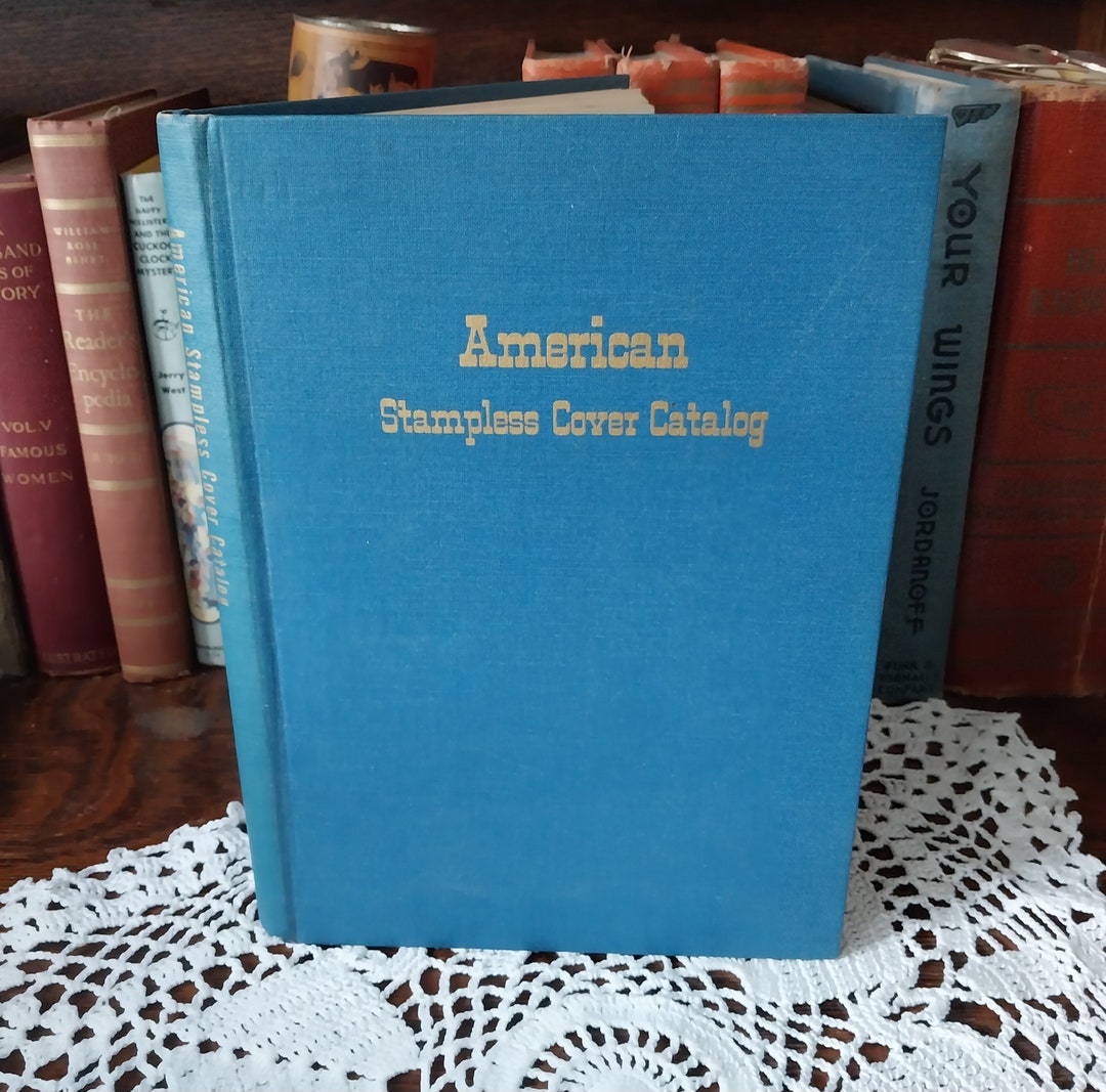 1965 American Stampless Cover Catalog Philatelic Book by E. Etsy