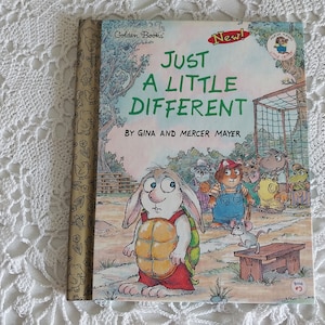 1998 Just a Little Different Golden Book by Gina and Mercer Mayer, 1st Edition, Fine - 18748c