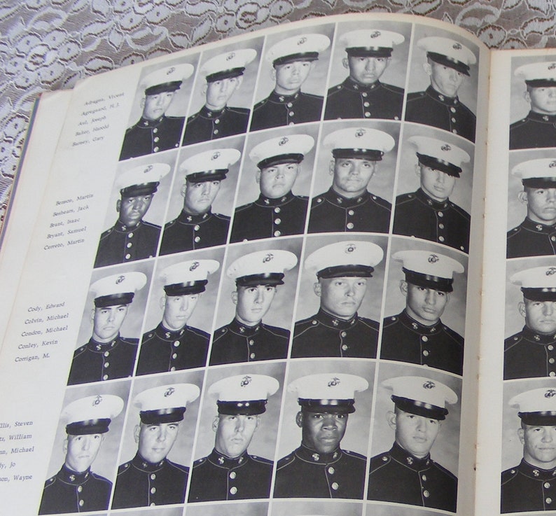 1972 Parris Island Yearbook Marine Corps 3rd Battalion Etsy