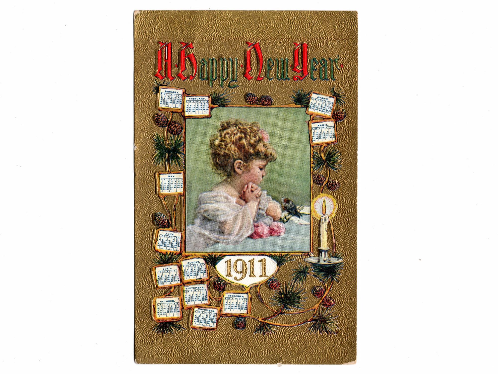 Antique 1911 Calendars - Etsy