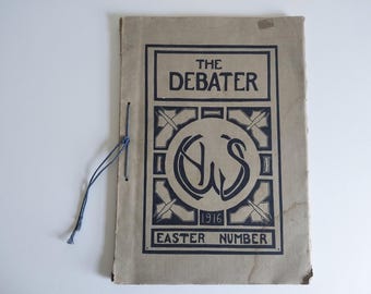 April 1916 Wakefield, Massachusetts High School News Book, The Debater, Easter Number - 19113d