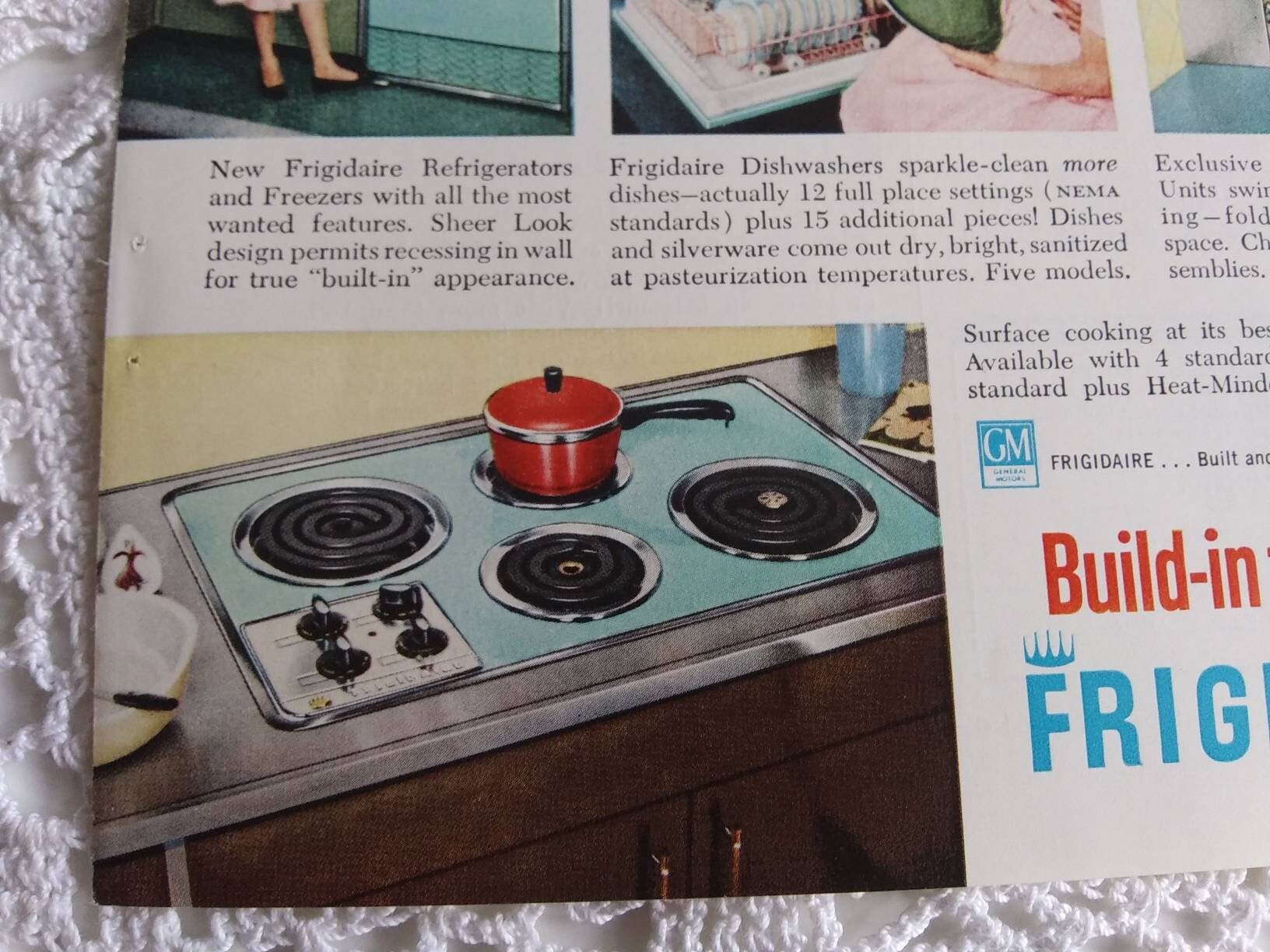 Print ad for GM/Frigidaire kitchens. Info in comment. 1965 : r/vintageads