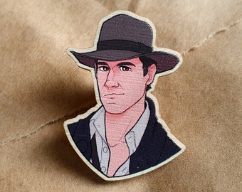 Pino de madeira de Indiana Jones