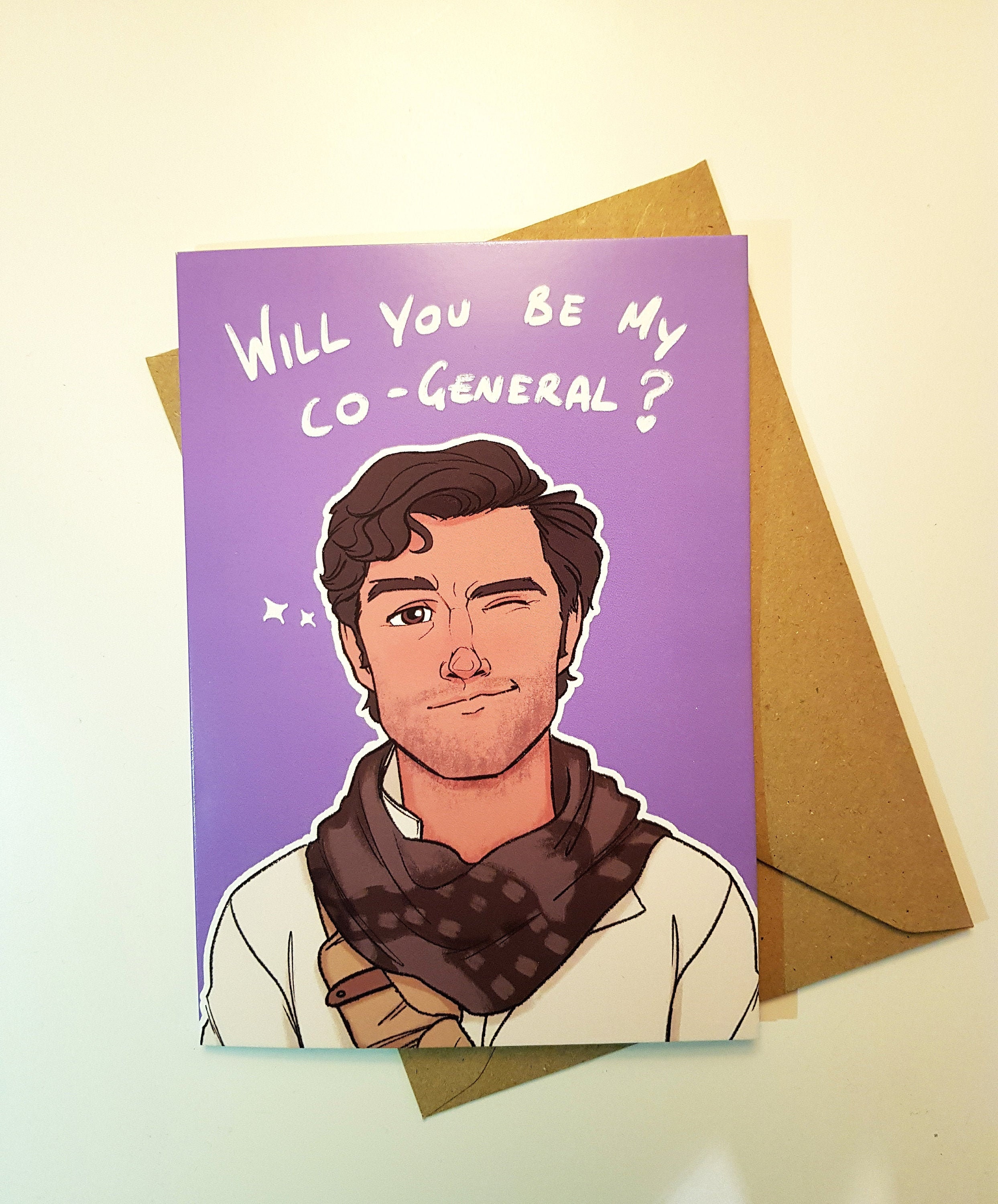 Poe Dameron Star Wars Birthday/valentines/greeting Card - Etsy Sweden