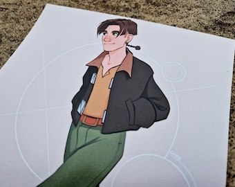 Treasure Planet Jim Hawkins 8x6 Art Print