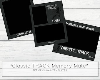 Classic TRACK Sport Memory Mate Template Trio Set