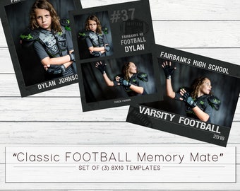 Trio de modèles Classic FOOTBALL Sport Memory Mate