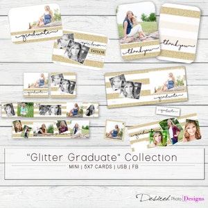 Collection "Glitter Graduate" - WHCC Templates