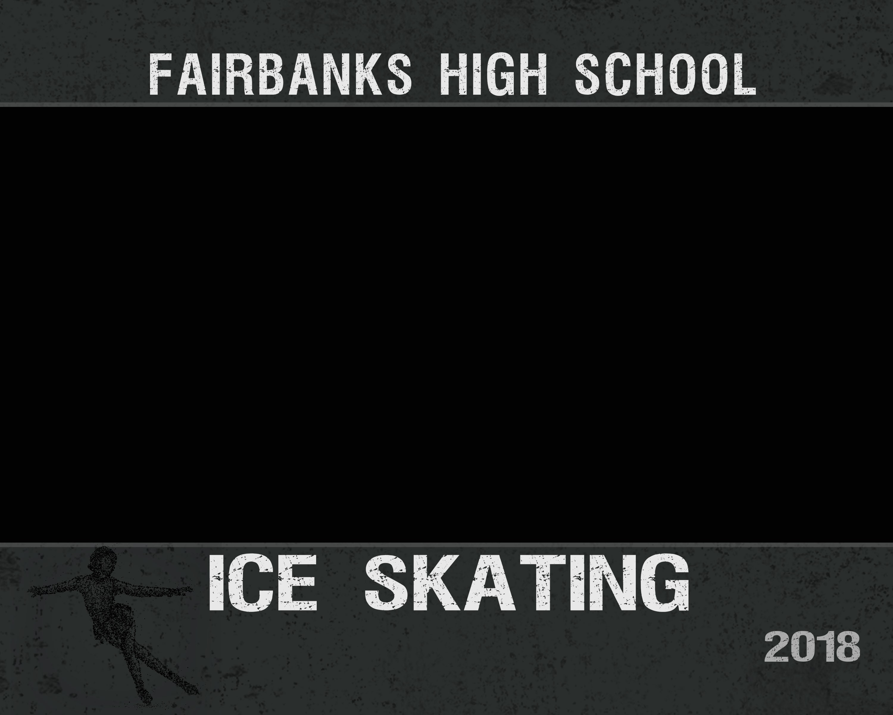 Classic ICE SKATING Sport Memory Mate Conjunto de plantillas trío 8x10