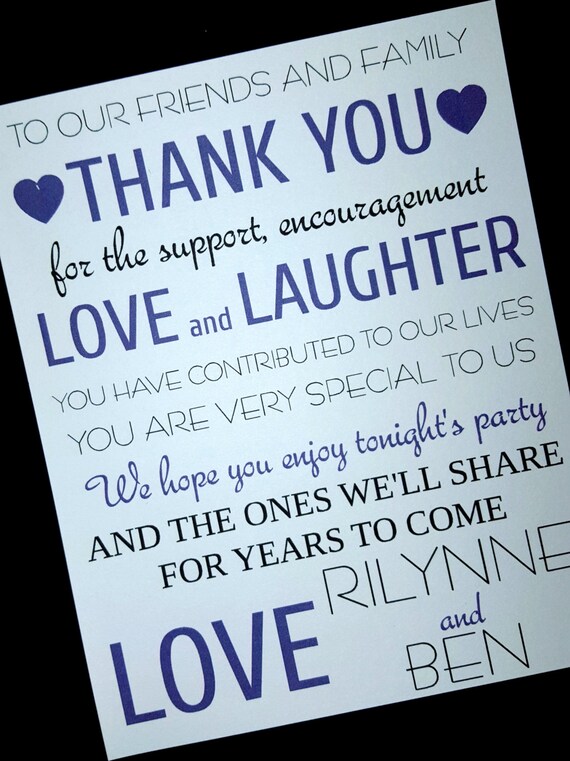 personalized wedding thank you letter wedding itineraries etsy personalized thank you letters