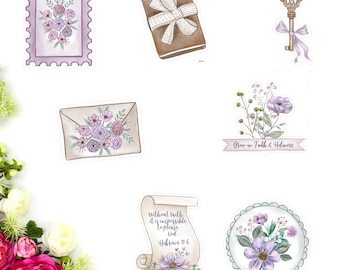 Parable Matte Die Cut Stickers Faith Planner Stickers Scripture Stickers Religious Die Cuts for Journals Scrapbooks Prayer Journals