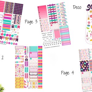 Fiesta Weekly Sticker Kit A La Carte Stickers Mini Sticker Kit Scrapbook Stickers Cinco De Mayo Stickers