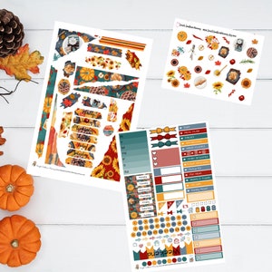 Thanksgiving Simple Weekly Sticker Kit A La Carte Stickers Mini Sticker Kit Scrapbook Stickers