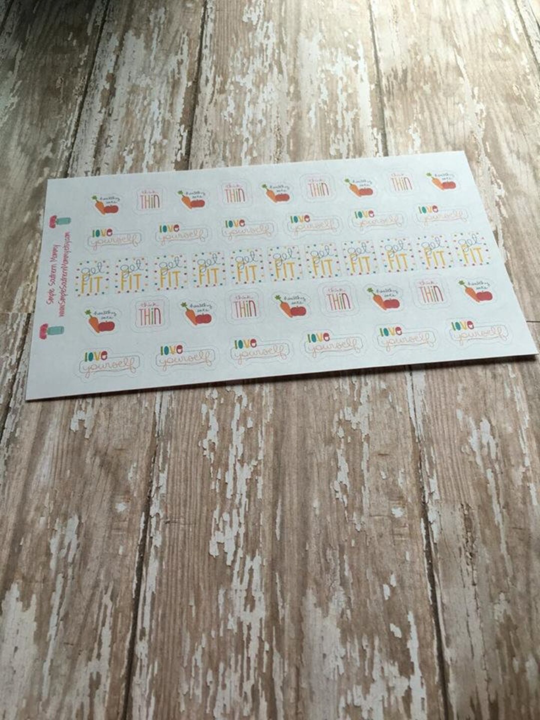 Weight Loss Encouragement Health Stickers Self Care Stickers Adulting