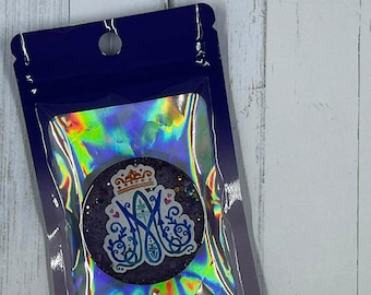 Hearts of Mary Auspice Monogram Faith & Fun Badge Reels or Phone Mount — Catholic  Christian Phone and Work Accessories | Ready to Ship