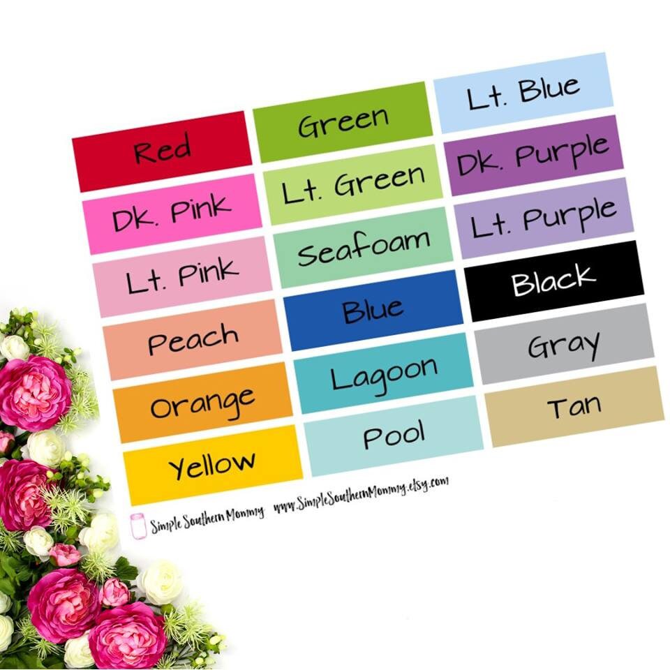 Syringe Shot Stickers | Color Coding Planner Stickers | Functional ...
