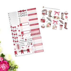 Southern Tea Simple Weekly Sticker Kit A La Carte Stickers Mini Sticker Kit Scrapbook Stickers