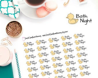 Bath Night Stickers Planner Stickers Mom Life Stickers After School Stickers Homeschool Stickers Kids Activity Stickers Scrapbook Stickers